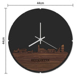 Skyline Klok Ridderkerk Eiken houten cadeau decoratie relatiegeschenk van WoodWideCities