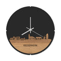 Skyline Klok Rond Ridderkerk Eiken