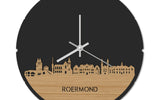 Skyline Klok Rond Roermond Bamboe