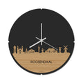 Skyline Klok Rond Roosendaal Bamboe