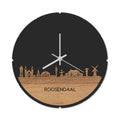 Skyline Klok Rond Roosendaal Eiken