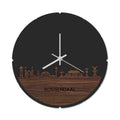 Skyline Klok Rond Roosendaal Noten
