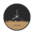 Skyline Clock Round Rosmalen Bamboo