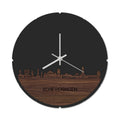 Skyline Klok Rond Scheveningen Noten