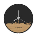 Skyline Klok Rond Schiphol Bamboe
