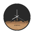 Skyline Klok Rond Schiphol Eiken