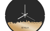 Skyline Klok Rond Sevilla Goud Metallic