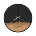 Skyline Klok Rond Sliedrecht Eiken