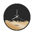 Skyline Klok Rond Sneek Goud Metallic