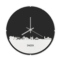 Skyline Klok Rond Sneek Wit Glanzend