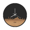 Skyline Klok Rond Spijk Zevenaar Eiken