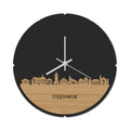 Skyline Klok Rond Steenwijk Bamboe