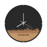 Skyline Klok Rond Strasbourg Eiken