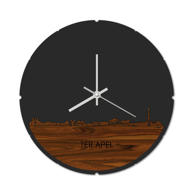 Skyline Klok Rond Ter Apel Palissander