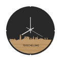 Skyline Klok Rond Terschelling Bamboe