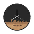 Skyline Klok Rond Terschelling Eiken