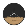 Skyline Klok Rond Tournai Bamboe