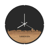Skyline Klok Tubbergen Eiken houten cadeau decoratie relatiegeschenk van WoodWideCities