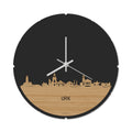 Skyline Klok Rond Urk Bamboe