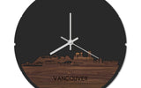 Skyline Klok Rond Vancouver Noten