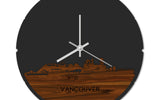 Skyline Klok Rond Vancouver Palissander