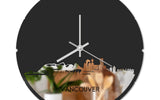 Skyline Klok Rond Vancouver Spiegel