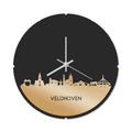 Skyline Klok Rond Veldhoven Goud Metallic