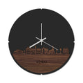 Skyline Klok Rond Venlo Noten