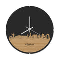 Skyline Klok Rond Venray Bamboe