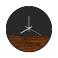 Skyline Klok Rond Verona Palissander
