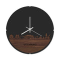 Skyline Klok Rond Voorburg Noten