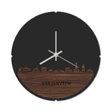 Skyline Klok Rond Vriezenveen Noten