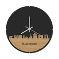 Skyline Klok Rond Wageningen Bamboe