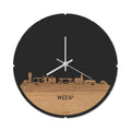 Skyline Klok Rond Weesp Eiken