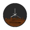 Skyline Klok Rond Wijk bij Duurstede Palissander