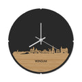 Skyline Klok Rond Winsum Bamboe