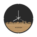Skyline Klok Rond Woerden Bamboe