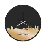 Skyline Klok Rond Zandvoort Goud Metallic