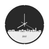 Skyline Klok Rond Zeist Wit Glanzend