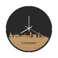 Skyline Klok Rond Zoetermeer Bamboe