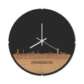 Skyline Clock Round Zwijndrecht Oak