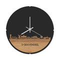 Skyline Clock Round 's-Gravendeel Oak