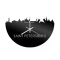 Skyline Klok Saint Petersburg Zwart Glanzend