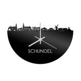 Skyline Klok Schijndel Zwart Glanzend