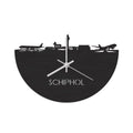 Skyline Clock Schiphol Black