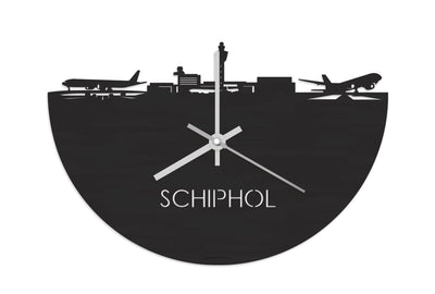Skyline Klok Schiphol Black