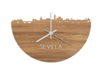 Skyline Clock Seville Oak