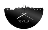 Skyline Klok Sevilla Zwart Glanzend