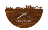 Skyline Klok Singapore Palissander