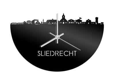 Skyline Clock Sliedrecht Black Glossy